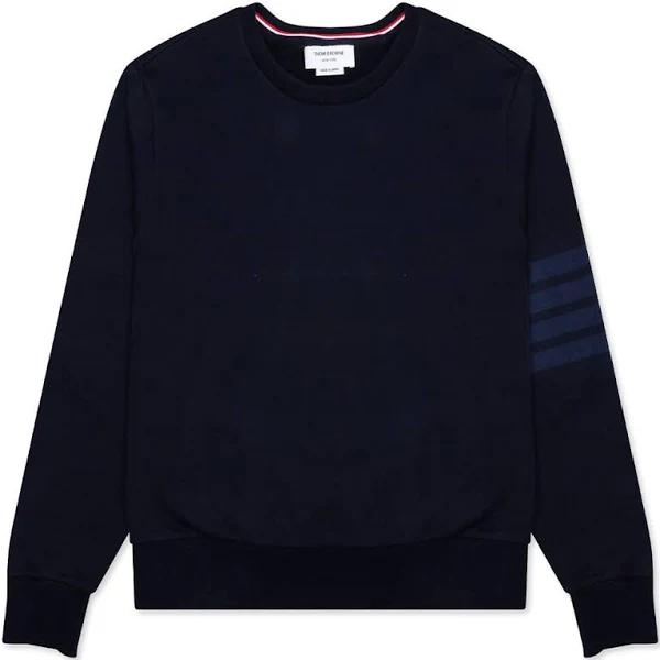 Thom Browne Navy Crewneck Sweatshirt