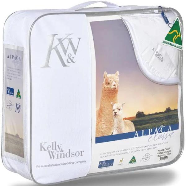 Kelly & Windsor Alpaca Classic 300gsm Quilt - Single