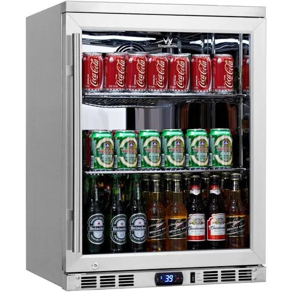 Heating Glass Door Under Bench Beverage Fridge