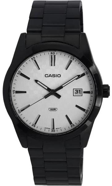 Casio Analog Stainless Steel White Dial Quartz MTP-VD03B-7A MTPVD03B-7 Men's Watch