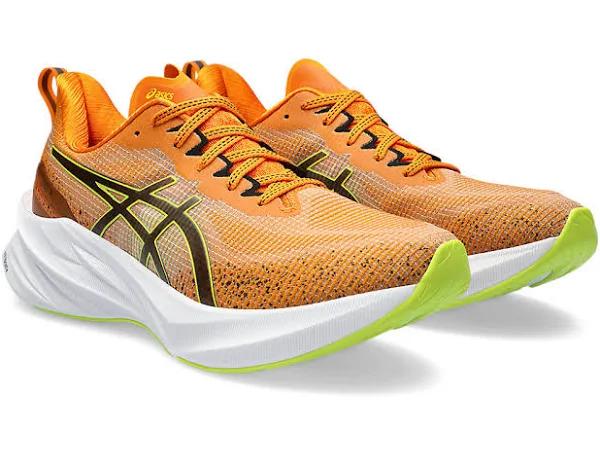 ASICS Novablast 3 Le Men Shoe Orange/Lime 15.0 D