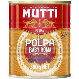 Mutti Polpa Baby Roma Tomatoes Chopped 300g