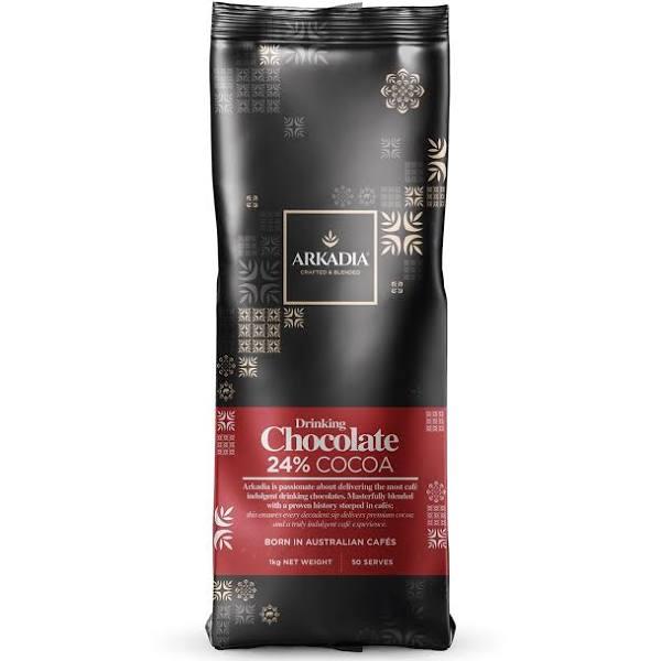 Arkadia Drinking Chocolate 1kg 24% Cocoa