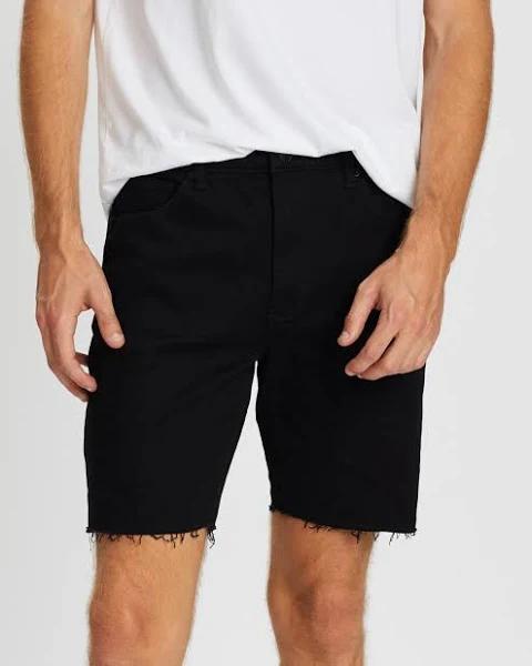 Abrand A Dropped Skinny Short Black Sky