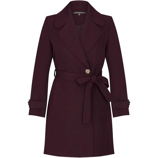 Liz Jordan - Womens Coat - Long Line Tie Waist Coat - 12