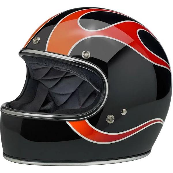 Biltwell Gringo Ece Helmet - Dice Flame XS