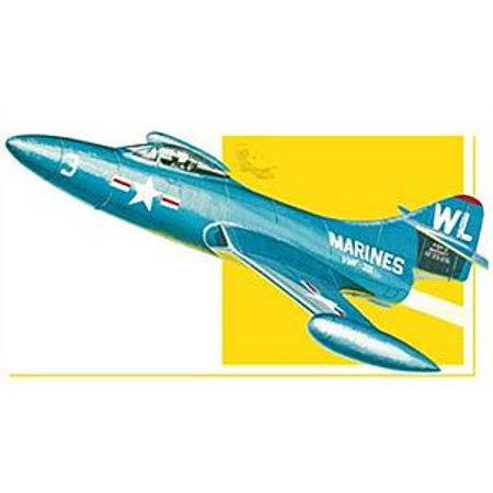 AMT Grumman F9F Panther Fighter Jet 1/48 Scale Airplane Model Building