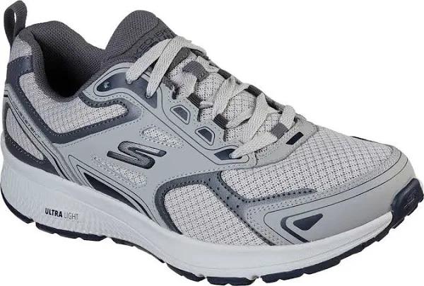 Men's Skechers GoRun Consistent Wide Fit Grey/Navy Size 11 Male US | AfterPay Available