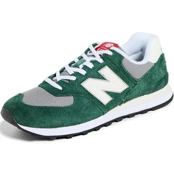 New Balance Green & Gray 574 Sneakers