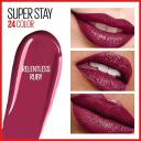 Maybelline Superstay 24 2-Step Liquid Lipstick Makeup, Relentless Ruby