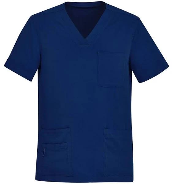 Biz Care Mens V-Neck Scrub Top 5XL / Navy