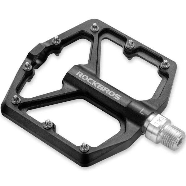 ROCKBROS Mountain Bike Pedals MTB Pedals Bicycle Flat Pedals Aluminum 9/16" Sealed Bearing Lightweight Platform For Road Mountain BMX MTB Bike