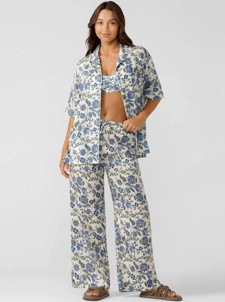 Lorna Jane Womens Happy Hour Pant Native Garden Floral Print / L