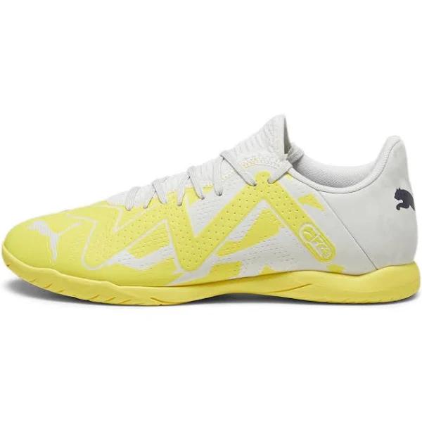 Future Play It Men's Football Boots in Sedate Gray/Asphalt/Yellow Blaze, Size 10 by Puma