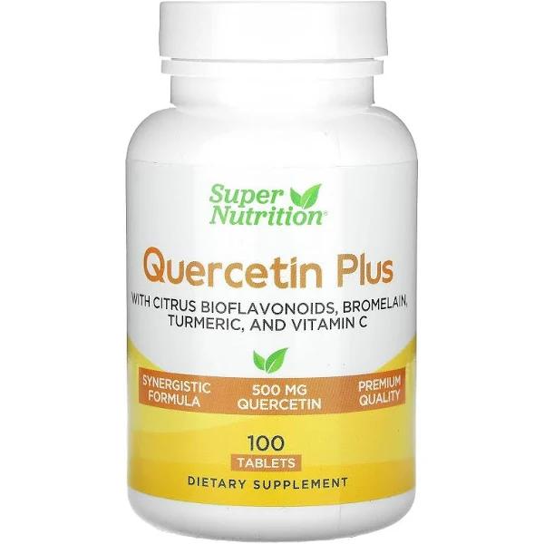 Super Nutrition, Quercetin Plus, 100 Tablets