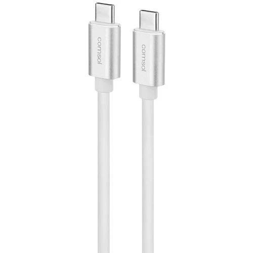 Comsol 100W USB-C to USB-C Charging Cable 1m White