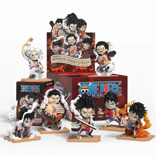 Mighty Jaxx: Freeny's Hidden Dissectibles – One Piece (Luffy's Gears Edition) Display | Ozzie Collectables