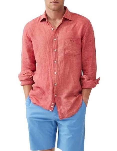 Rodd & Gunn Cable Bay Original Fit Shirt in Redwood Red M