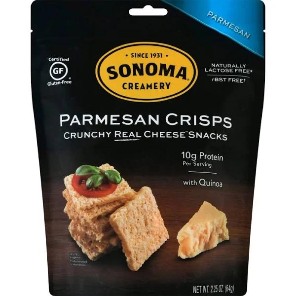 Sonoma Creamery Crunchy Real Cheese Crisps Snacks Parmesan 2.25 oz.