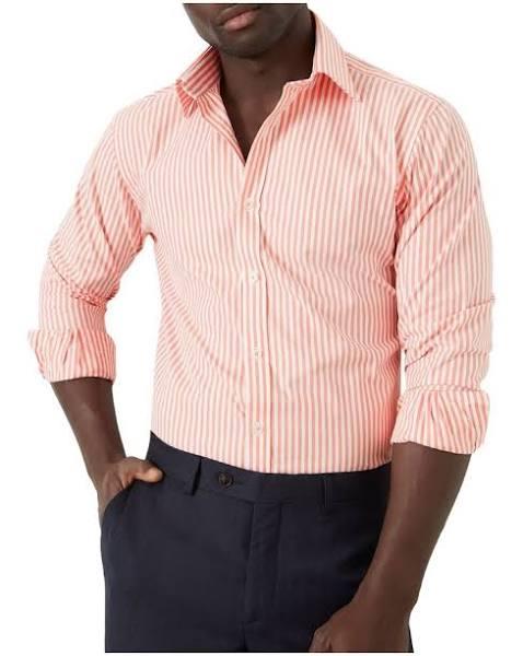 MJ Bale Stafford Shirt in Coral 38