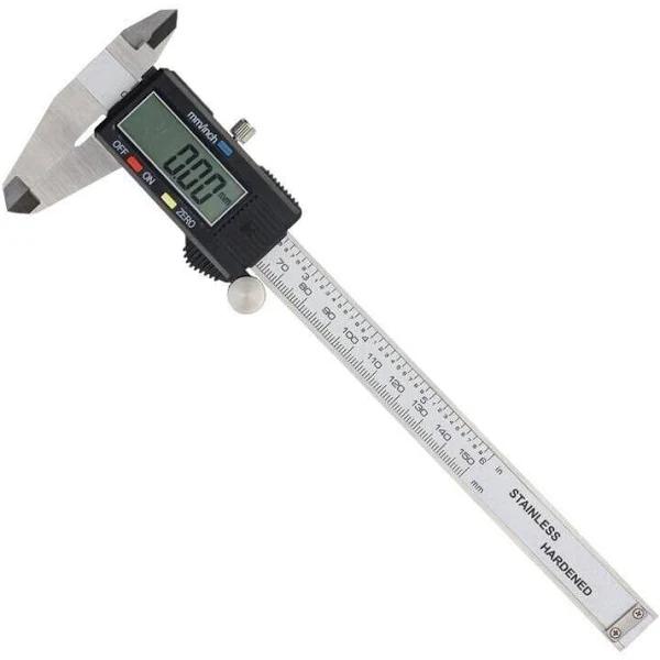 Stainless Steel LCD Digital Electronic Vernier Caliper Micrometer 6" Inch/150mm