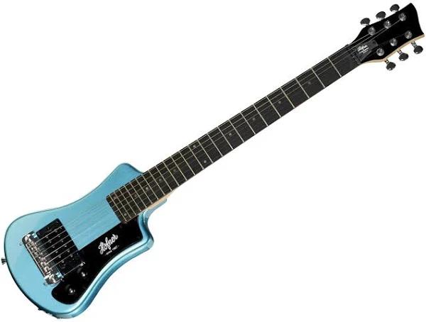 Hofner Shorty Electric Guitar With Gig Bag - Blue