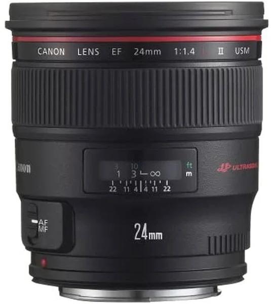 Canon EF 24mm f/1.4L II USM Wide Angle Lens - Fixed [DJO]