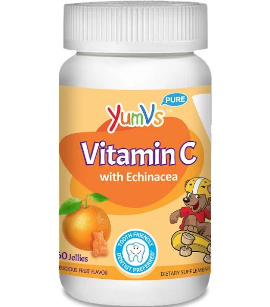 Yum V's Vitamin C Jellies Yummy Orange - 60 Chewables