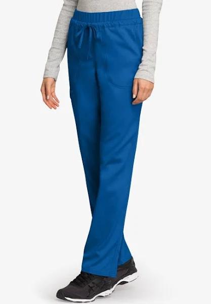 Cherokee Workwear Revolution Drawstring Cargo Scrub Pants - S - Royal