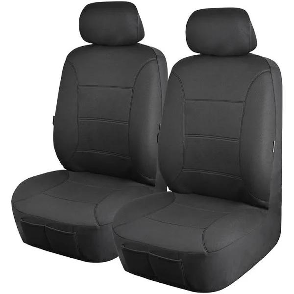 Universal Platinum Front Seat Covers Size 30/35 | Charcoal