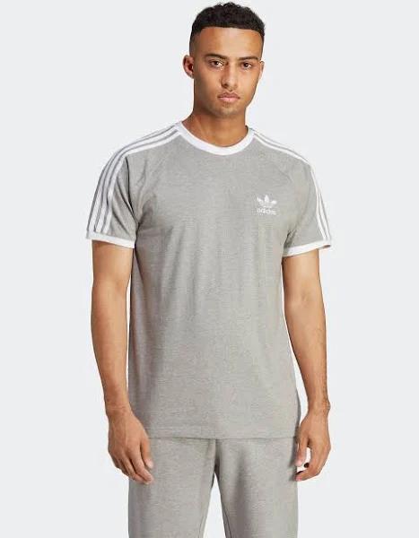 adidas-Adicolor Classics 3-Stripes Tee-Men-Medium Grey Heather-L