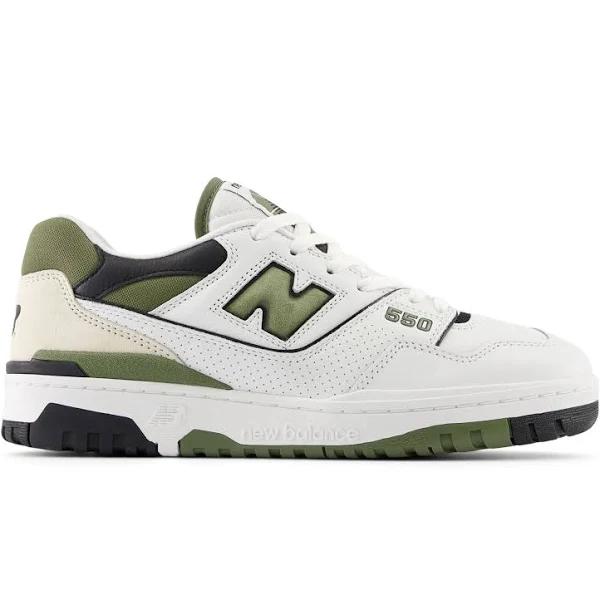 New Balance 550 White Dark Olivine