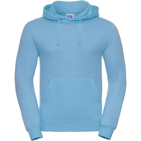 Russell Mens Plain Hoodie (Sky Blue) (XL)