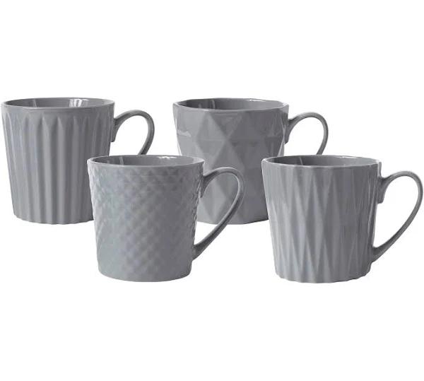 Maxwell & Williams Nova Mug 380ml Set of 4 Grey GB