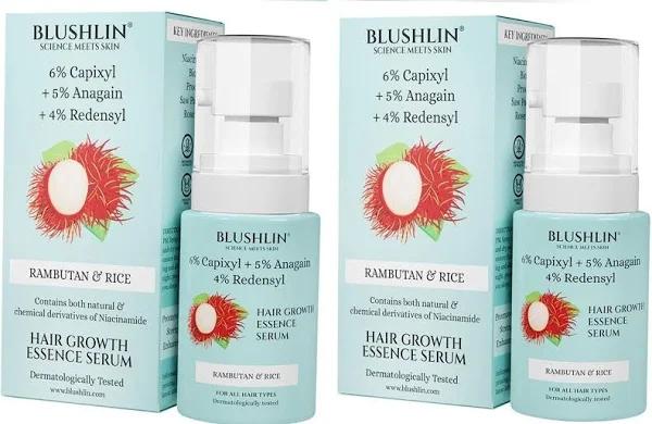 2x Blushlin Hair Growth Serum With 3% Redensyl, 6% Capixyl & 5%