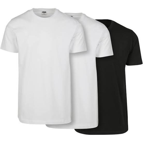 Mens Basic Tee 2-Pack - Black / White