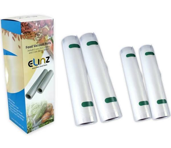 Elinz Embossed Vacuum Sealing Bag Roll Food Seal Packaging Storage Saver Kitchen - AfterPay & zipPay Available