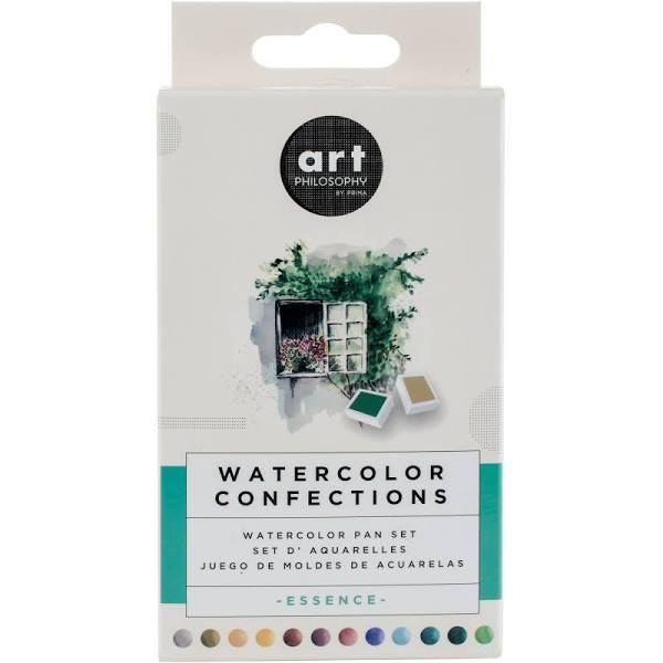 Prima Watercolour Confections Watercolor Pans 12/Pkg - Essence