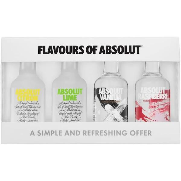 Absolut Flavours 4x50ml Gift Pack