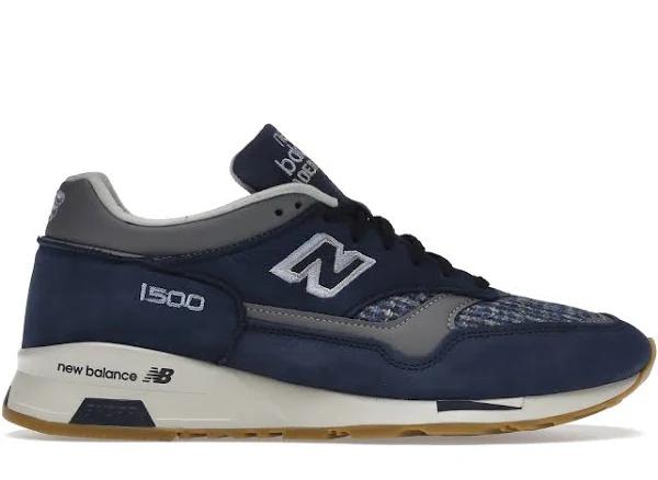 New Balance Navy & Grey Tweed Made in UK 1500 Sneakers