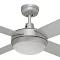 Martec Lifestyle 52" Ceiling Fan with E27 Light - Brushed Aluminium