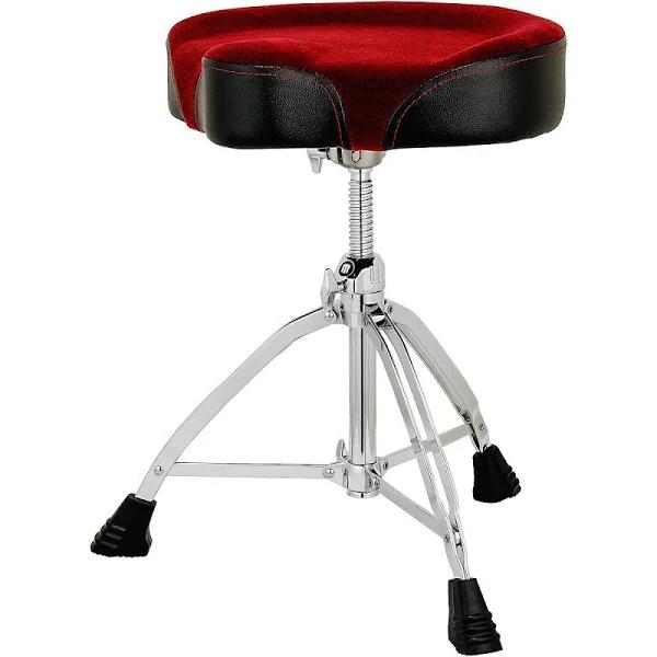 Mapex 800 Series Red Cloth Saddle Top Drum Throne