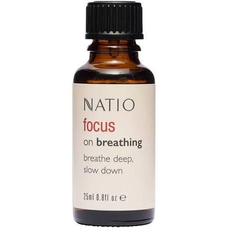 Natio Focus On Breathing Pure Essential Oil Blend 25 ml