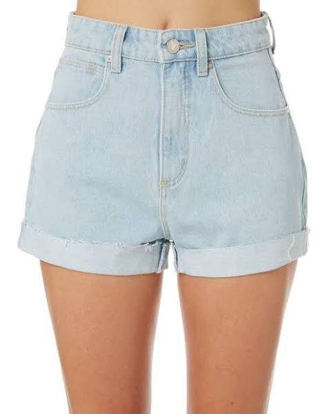 Abrand A High Relaxed Short Rosanna Rip 28 / Denim - Light