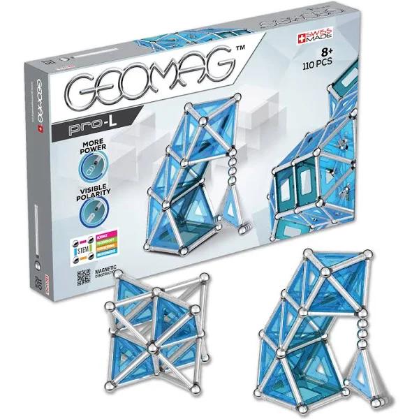 Pro-L 110 Pieces Geomag Construction Set