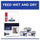 Hill's Prescription Diet z/d Skin/Food Sensitivities Dry Cat Food - 1.8kg