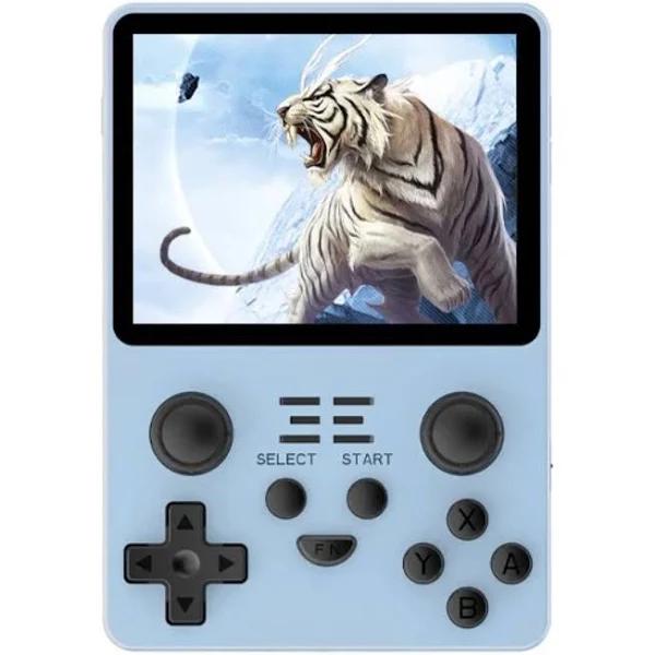 Powkiddy RGB20S: Retro Handheld, 3.5-inch IPS Screen, Fast-Charging, 15,000+ Games 64G / Blue