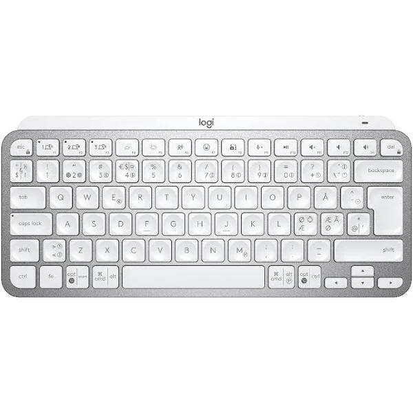 Logitech MX Keys Mini Wireless Keyboard Silver Nordic QWERTY