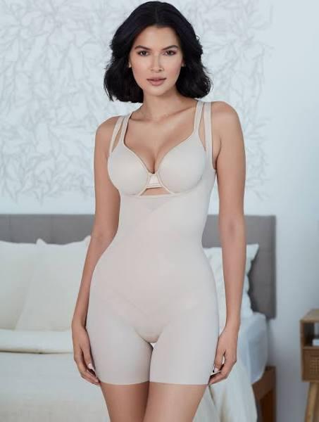 Tummy Tuck Underbust Full Body Shaper Nude / S