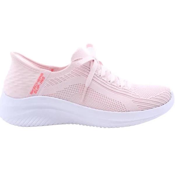 Skechers Womens Ultra Flex 3.0 Brilliant Slip in Trainers - 8 UK / Light Pink